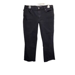 Rock & Republic Kendall Black Cropped Bootcut Jeans‎ Size 14